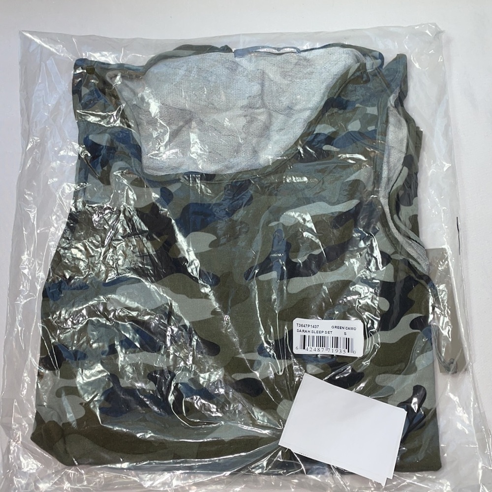 New Tart Camouflage Tank & Shorts Pajamas Set - Picture 3 of 13